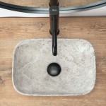 Накладной умывальник Rea Camelia Light Stone Накладной умывальник Rea Camelia Light Stone